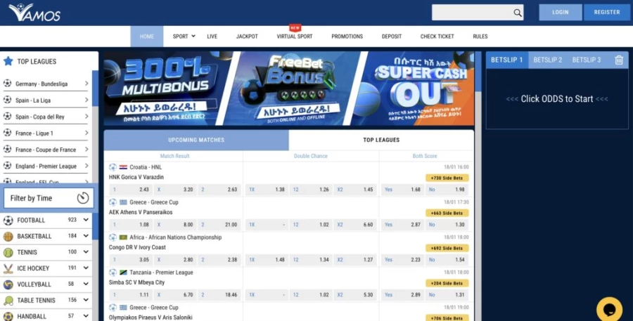 Vamos Bet Tracking Excellence